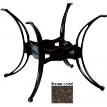 Suncoast Basketweave 27 Inch Table Base - Mahogany