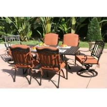 Darlee Charleston Aluminum Dining Set