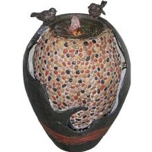 Alpine Tao Fountain: Jar Water Feature Fiberglass With LED Lights