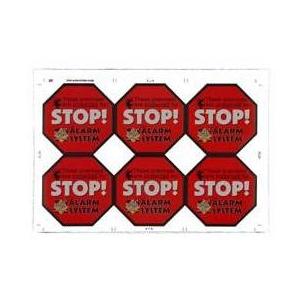 Six Streetwise Security Stickers