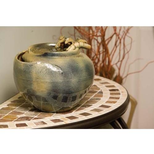 Alfresco Home Indoor Lotus Fountain With Pump - Small