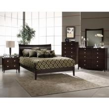 Hillsdale Tiburon Bentwood Espresso Wood 5 Piece Platform Bedroom Set - King