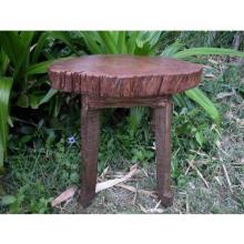 Groovy Stuff Teak Wood Garden Stool - 18 Inch