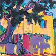 Gerry Baptist - Shady Corner Size 16x16 Poster Print