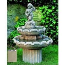 Campania Amalfi Two Tier Fountain - Verde Finish