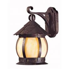 Carmel Collection Wall Mounted Hanging Light Fixture In Flemish Finish - 1 Bulb
