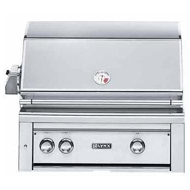 Lynx Gas Grills 30 Inch Built In Natural Gas Grill With 1 ProSear Burner And Rotisserie L30PSR-1-NG
