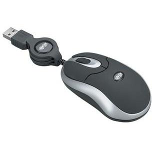 TRIPPLITE IN3000WI Notebook/Laptop Mini Optical Mouse With Retractable 31 Inch USB Cable