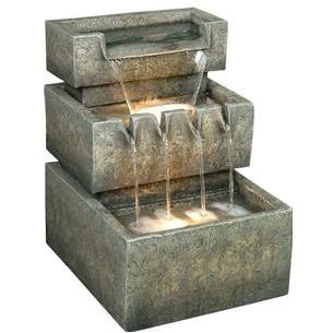 Lighted Water Fountain - Inverness