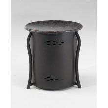 Outdoor GreatRoom Company Chat Table And Propane Tank Cover With Granite Top