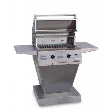 Solaire Gas Grills 27 Inch Deluxe Infrared Propane Gas Grill On Angular Pedestal Base
