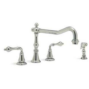 Blanco Madison IV Widespread Faucet W/ Lever Handles And Side Spray (Polished Chrome)
