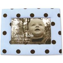 Max Dot Fabric Covered 4x6 Picture Frame