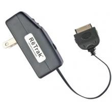 IPHONE & IPOD RETRACTABLE WALL CHARGER (BLACK)