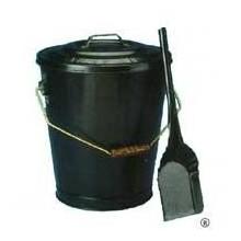 UniFlame Black Ash Bin With Lid