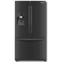 Samsung Refrigerator With French Doors, 23 Cu. Ft. Black - Samsung RFG237AABP