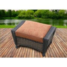 North Cape Augusta Resin Wicker Ottoman Espresso