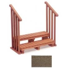 A&B Accessories Recycled Plastic Single Spa Handrails Driftwood