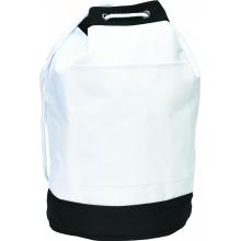 Anchor Drawstring Beach Bag White/Black