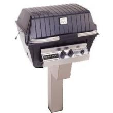 Broilmaster P4BL Premium Propane Gas Grill On Stainless In-Ground Post