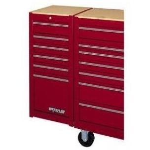 Waterloo Industries Pro Series 6-Drawer Side Cabinet - Red