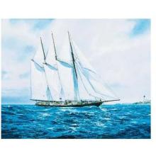 Three Masted Schooner Poster Print