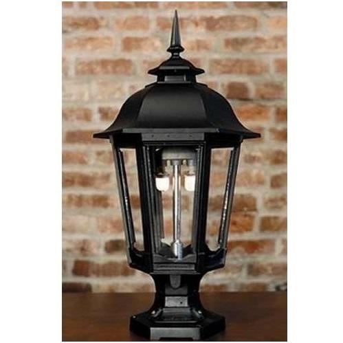 Gas Light America GL1200 Cast Aluminum Gas Light - Natural Gas With Triple Inverted Burner On Pedestal Mount