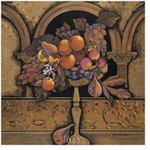 Memories Of Provence/Grapes & Persimmons Poster Print