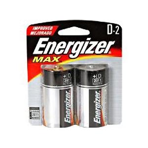 Energizer Premium Max Batteries, D (Per 2)