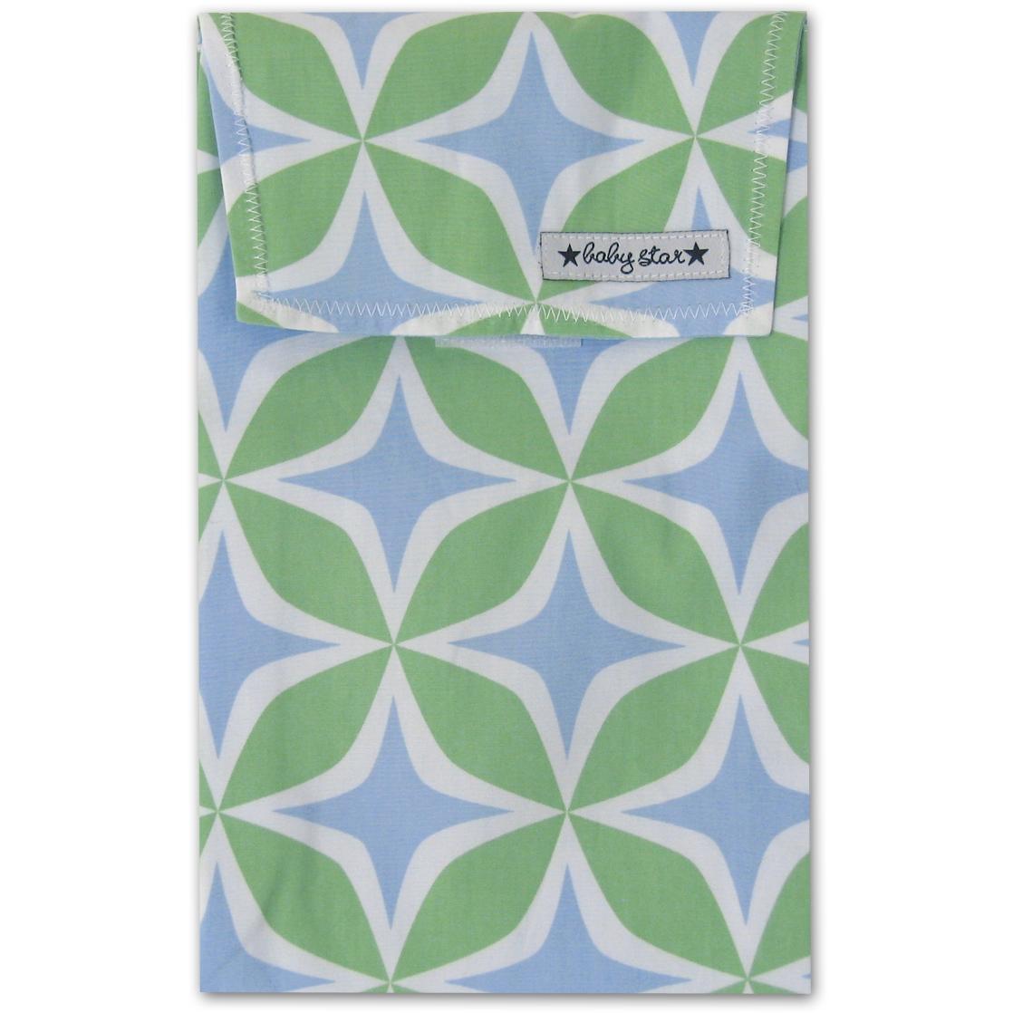 Baby Star Quick Change Diaper Pouch - Four Square Blue.