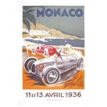 Monaco Grand Prix 1936 Poster Print