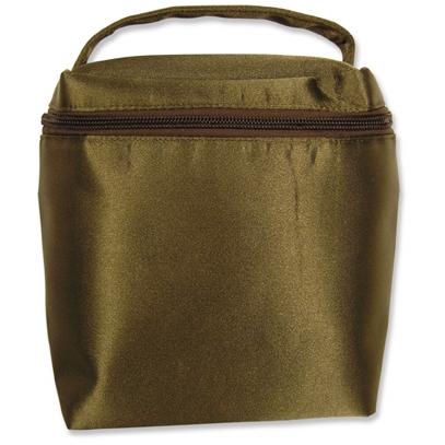 Trend Lab BROWN MICROFIBER INSULATED BOTTLE BAG.
