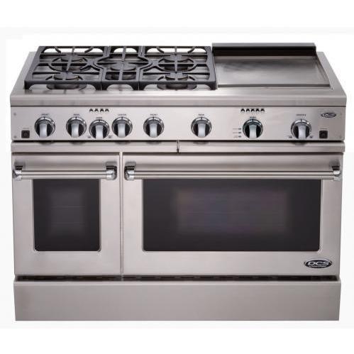 DCS 70732 - RDT-485GD-L 48 Inch 5-Burner Dual Fuel Range W/ Large Griddle LP