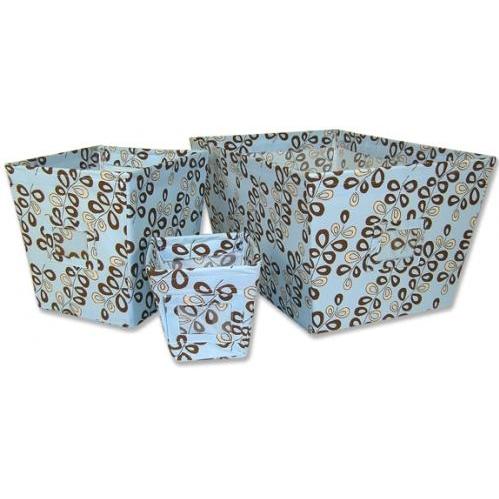 Willow Teal 3-Piece Bin Set