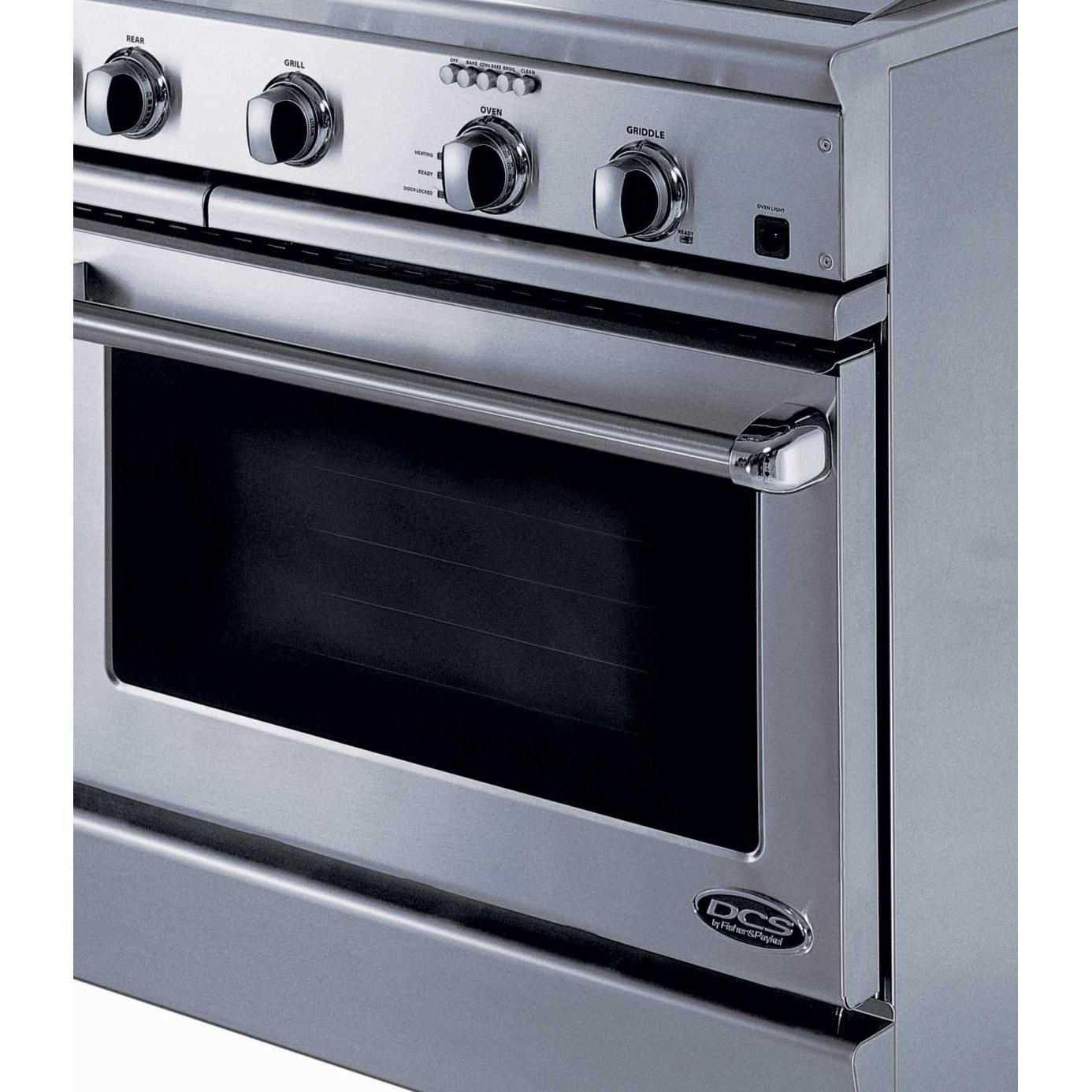 DCS Gas Range 48 Inch Oven Close Up