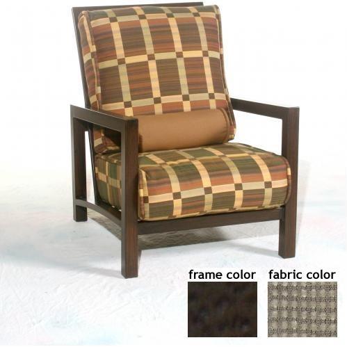 Keys Aluminum Deep Seating Lounge Chair With Terra Frame And C0920 Fabric Picture