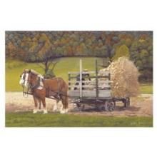 Amish Harvest Poster Print