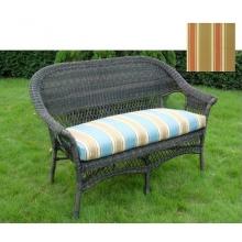 North Cape Tufted Love Seat Cushion ONLY (1)- Huntington Adobe