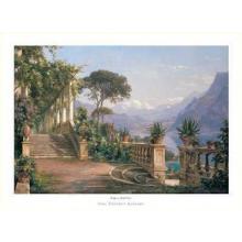 Carl Frederic Aagaard - Lodge On Lake Como Size 45.25x33.5 Poster Print