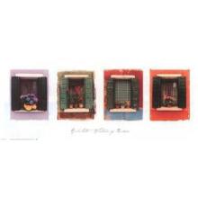 Windows Of Burano Poster Print