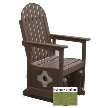 Eagle One Recycled Plastic Smithton Glider Chair - Driftwood