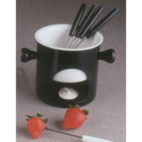 Chocolate Fondue Set - Black