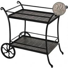 Windham Castings Accessories Woven Tea Cart Frame Only, Pecan