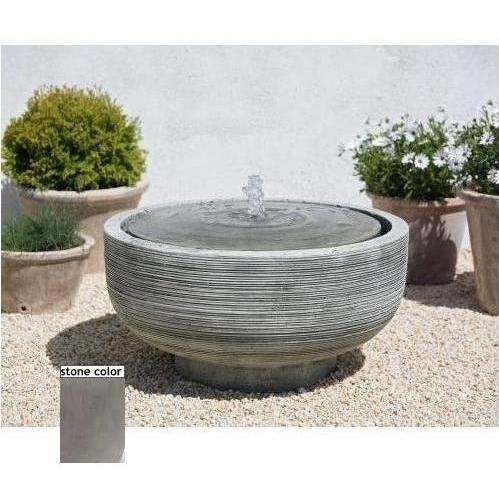 Campania Girona Fountain - Greenstone Finish
