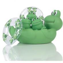 Elegant Baby Lazy Tubbies Bath Toy Set - Frogs