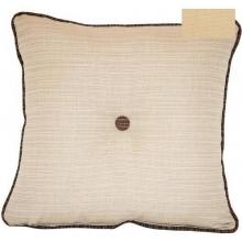 Windham Castings Throw Pillow 18x18 With Button , Sailcloth Shore LX