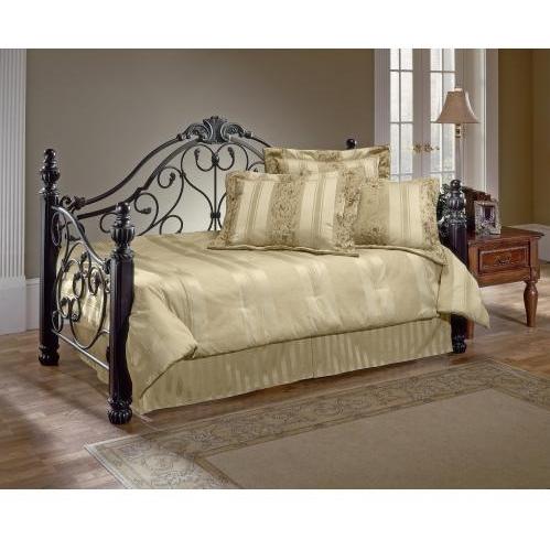 Hillsdale Bonaire Daybed With Posts, Suspension Deck, And Trundle Brushed Bronze -... by Hillsdale