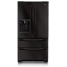 LG 25 Cuft French Door Refrigerator With Dispenser And 4 Doors - Black