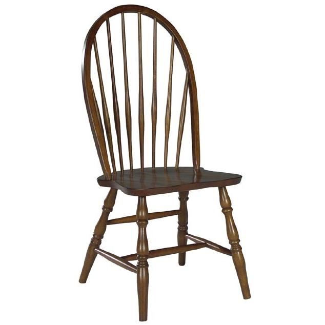International Concepts Country Colonial Tall Windsor Side Chair - Soft Cherry - 1A100-61