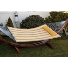 Bliss Hammocks Classic Poly Quilted Hammock With Pillow - Yellow